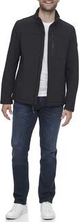 Куртка Men&apos;s Water Resistant Soft Shell Open Bottom Jacket (Standard and Big &amp; Tall) Calvin Klein, черный