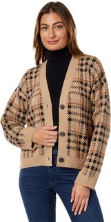 Свитер Plaid Cropped Cardigan Pendleton, цвет Taupe Multi Plaid