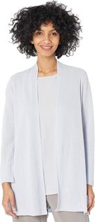 Свитер Organic Linen Cotton Long Cardi Eileen Fisher, цвет India Sky