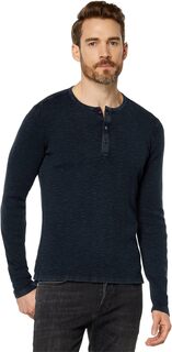 Свитер Memphis Waffle Henley in Fadeaway Wash Y1891X88 John Varvatos, темно-синий