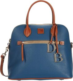 Большая куполообразная сумка Pebble Dooney &amp; Bourke, цвет Jeans