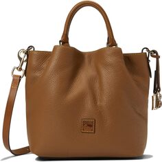 Сумка Pebble II Small Barlow Dooney &amp; Bourke, цвет Caramel