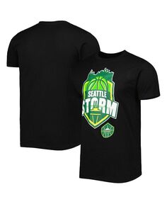 Мужская черная футболка Seattle Storm Crest Stadium Essentials, черный