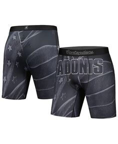 Мужские боксеры с флагом Creed III Adonis Black Creed III Contenders Clothing, черный