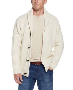 Мужской свитер-кардиган с подкладкой и пуговицами Weatherproof Vintage, слоновая кость/кремовый