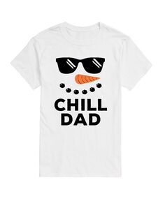 Мужская футболка с коротким рукавом Chill Dad AIRWAVES, белый