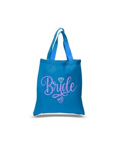 Невеста — маленькая сумка-тоут Word Art LA Pop Art, синий