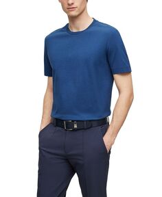 Мужская футболка обычного кроя Hugo Boss, синий