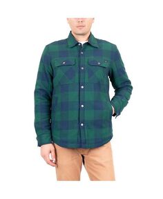 Мужская куртка-рубашка Tough Motha Mountain and Isles, цвет Green buffalo plaid