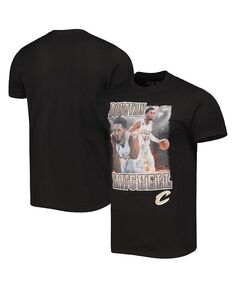 Черная мужская и женская футболка Donovan Mitchell Cleveland Cavaliers Player City Edition Double Double Stadium Essentials, черный