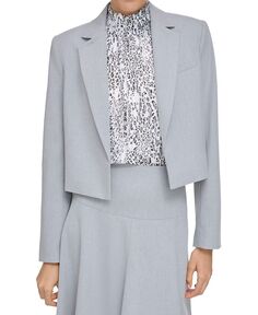 Укороченная куртка с открытым передом Petite Calvin Klein, серый
