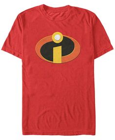 Мужская футболка с коротким рукавом и круглым вырезом с логотипом Incredible Logo Fifth Sun, красный