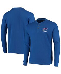 Мужская футболка с длинным рукавом Royal Buffalo Bills Maverick Thermal Henley Dunbrooke, синий