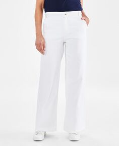 Женские джинсы широкого кроя с высокой посадкой Style &amp; Co, цвет Bright White