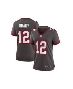 Женская игровая майка Tampa Bay Buccaneers Tom Brady Nike, коричневый