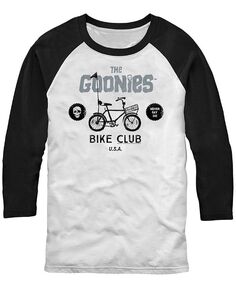 Мужская футболка реглан The Goonies 1985 Bike Club Fifth Sun, мультиколор