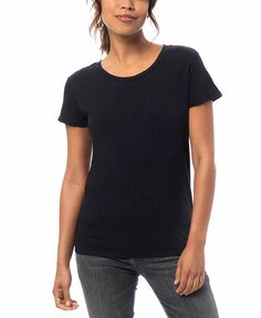 Потертая женская футболка в винтажном стиле Alternative Apparel, черный