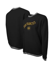 Мужской и женский черный пуловер Golden State Warriors 2023/24 City Edition Club Level Stadium Essentials, черный