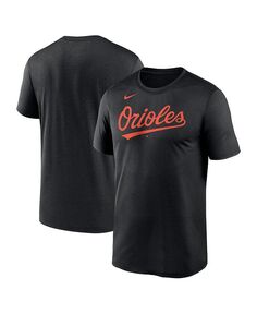 Мужская черная футболка с надписью Baltimore Orioles New Legend Nike, черный