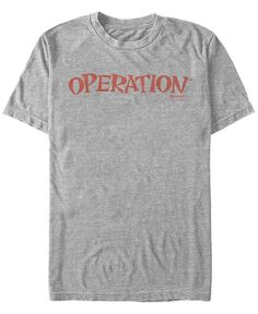 Мужская футболка с коротким рукавом и круглым вырезом с логотипом Operate Fifth Sun, серый