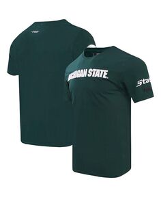 Мужская зеленая классическая футболка Michigan State Spartans Pro Standard, зеленый