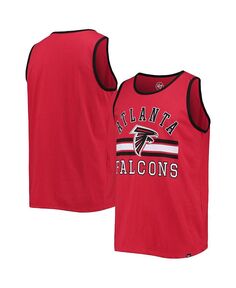 Мужская красная майка Atlanta Falcons Edge Super Rival &apos;47 Brand, красный