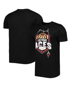 Мужская и женская черная футболка Las Vegas Aces Crest Stadium Essentials, черный
