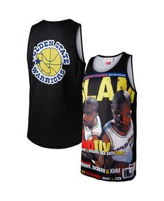 Мужская черная майка Golden State Warriors Tim Hardaway and Latrell Sprewell Slam Player Mitchell &amp; Ness, черный