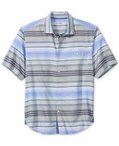 Мужская рубашка с коротким рукавом Tortola Serape Shores Tommy Bahama, синий