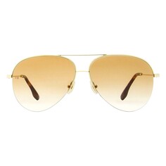 Солнцезащитные очки Victoria Beckham Aviator VB90S, коричневый