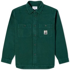 Верхняя рубашка Palmes Roland, темно-зеленый