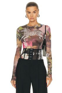 Топ Monse Print Mesh, цвет Print Multi