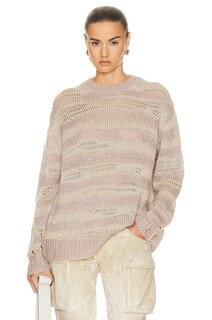 Свитер Acne Studios Distressed, цвет Warm Beige &amp; Champagne