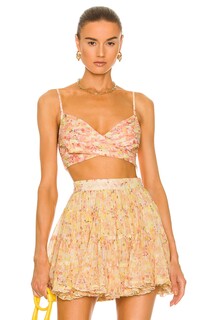 Топ Rococo Sand Faye Crop, цвет Peach &amp; Butter Yellow