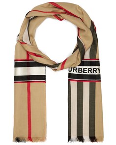 Шарф Burberry Stripe, цвет Archive Beige