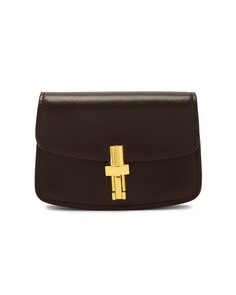 Сумка The Row Sofia Compact Wallet, цвет Deep Brown