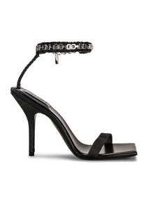 Туфли Givenchy G Woven Ankle Straps, черный