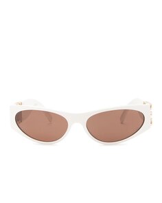 Солнцезащитные очки Givenchy 4G Acetate, цвет Shiny White &amp; Brown
