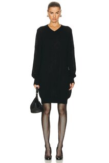 Платье Khaite Marano Sweater, черный