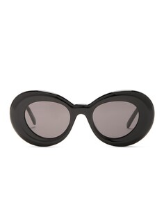 Солнцезащитные очки Loewe Curvy, цвет Shiny Black &amp; Smoke