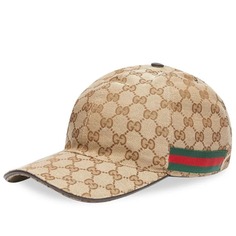 Бейсболка Gucci Gg Jaquard Baseball, коричневый