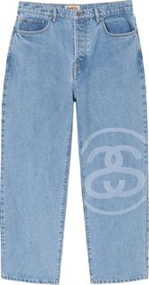 Джинсы Stussy SS-Link Big Ol&apos; Jeans &apos;Stone Wash&apos;, синий