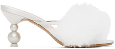 Босоножки на каблуке Off-White Delicia Marabou Sophia Webster