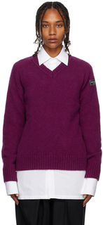Пурпурный свитер с молотком Raf Simons