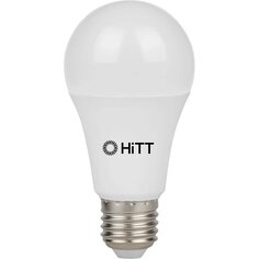 Лампа светодиодная E27, 15 Вт, 230 В, груша, 6500 К, свет холодный, HiTT, HiTT-PL-A60