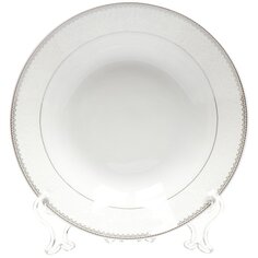 Тарелка суповая, фарфор, 20 см, круглая, Harmony, Fioretta, TDP342