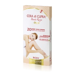 Полоски для депиляции Cera di Cupra BODY WAX STRIPS 20шт