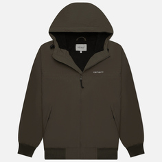 Мужская куртка ветровка Carhartt WIP Hooded Sail, цвет оливковый, размер S