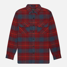 Мужская рубашка Pendleton Burnside Flannel, цвет бордовый