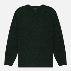 Мужской свитер Pendleton Shetland Crew Neck, цвет зелёный, размер XL